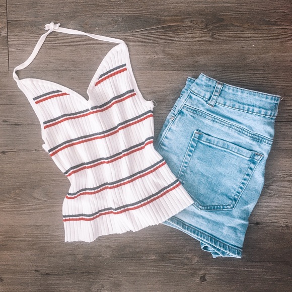 Other - Kendal & Kylie Halter Top/F21 High Waisted Shorts